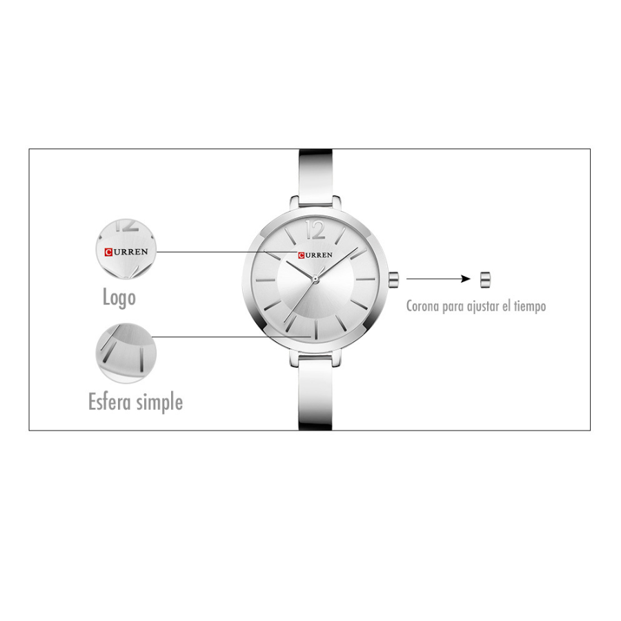 Reloj Curren 9012 Mujer
