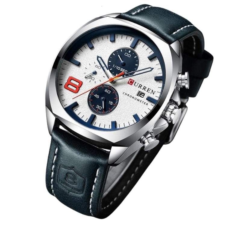 Reloj Curren 8324 - Color Azul Blanco