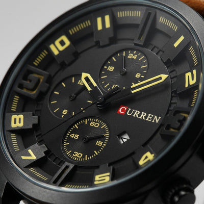 Reloj Curren 8225 - Color Café Negro