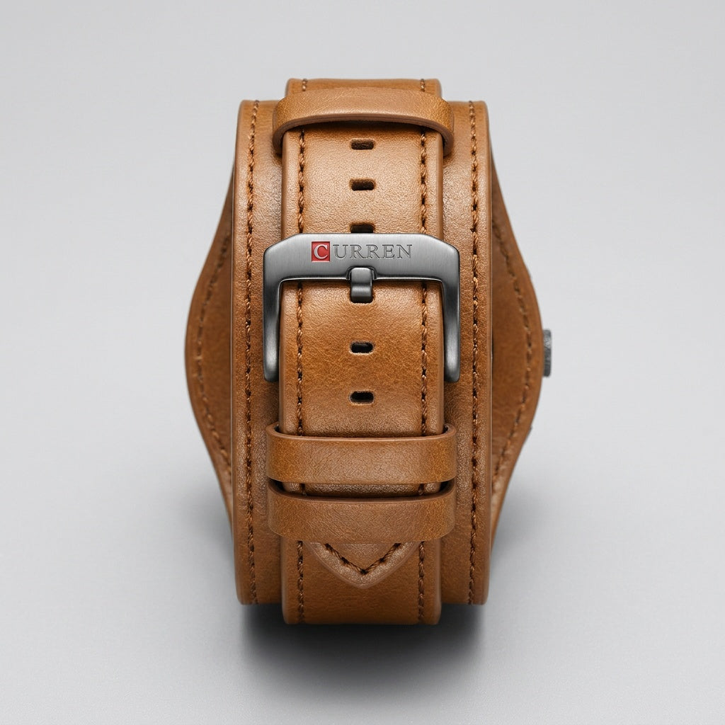 Reloj Curren 8225 - Color Café Blanco