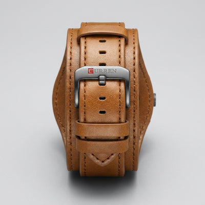 Reloj Curren 8225 - Color Café Blanco