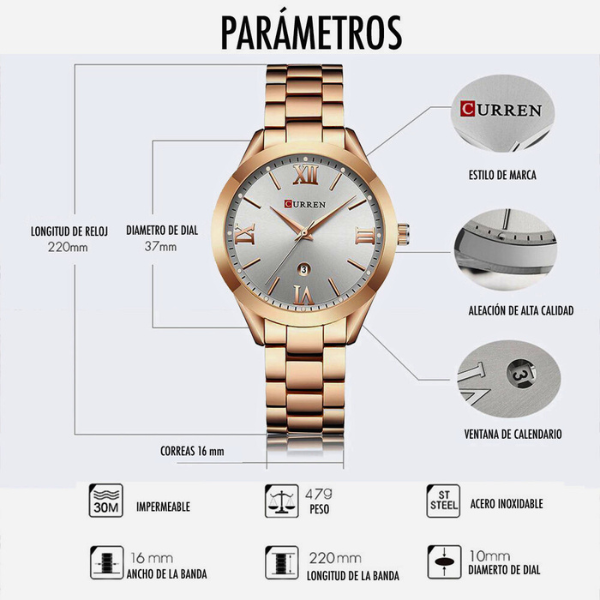 Reloj Curren 9007 Mujer