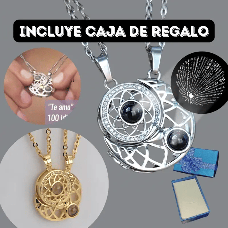 Collar Armonía Estelar Magnetico100 Idiomas en Caja de Regalo