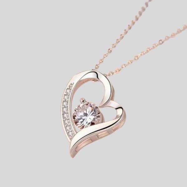 Collar Corazón en Caja de Regalo