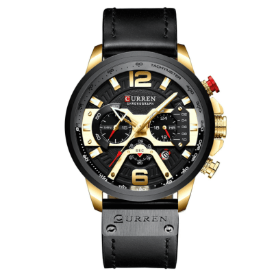 Reloj Curren 8329 Cronografo Cuero