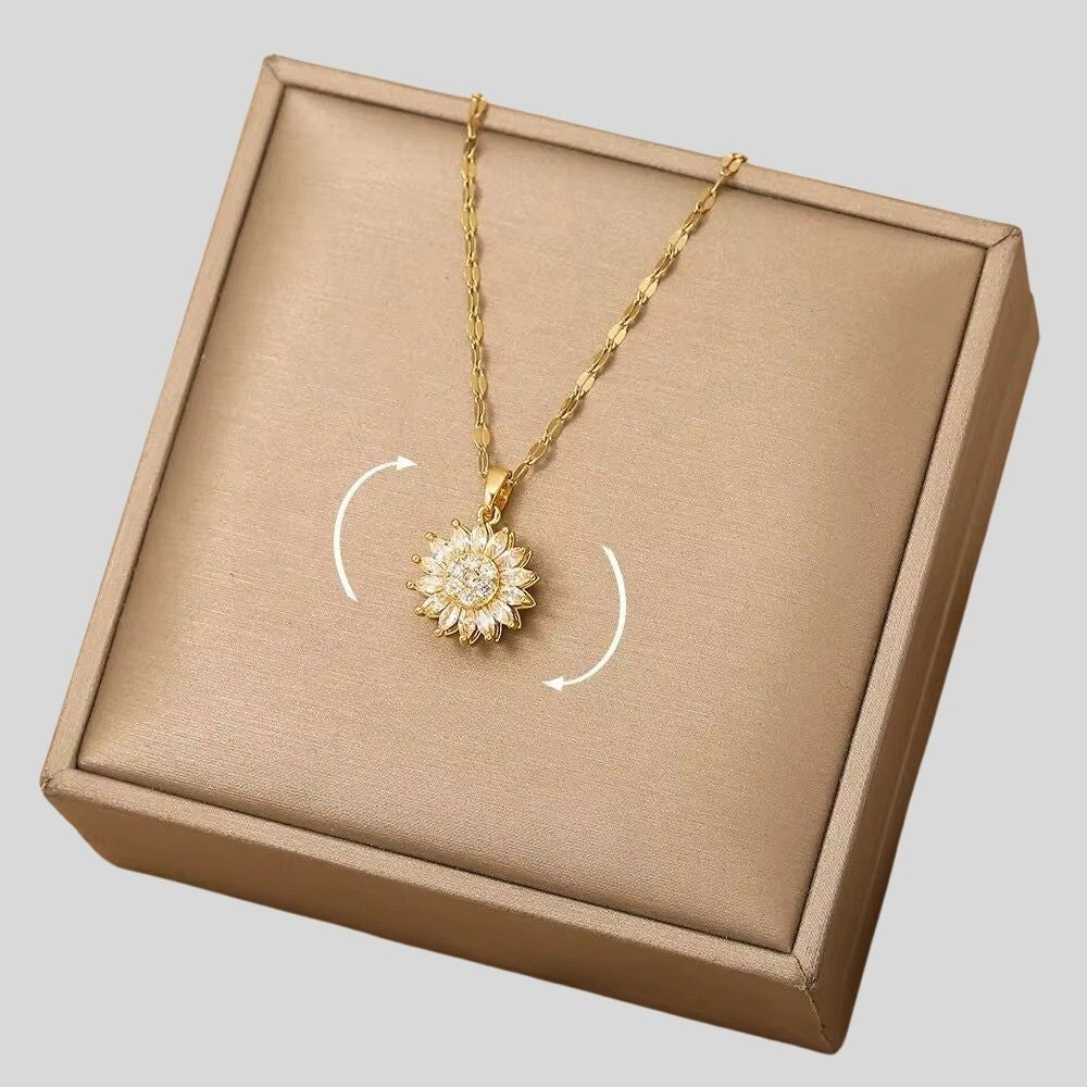 Collar Girasol Giratorio