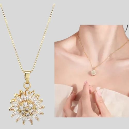 Collar Girasol Giratorio