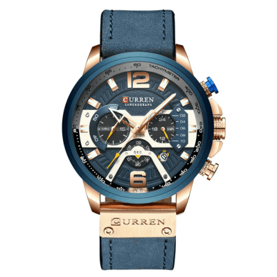 Reloj Curren 8329 Cronografo Cuero