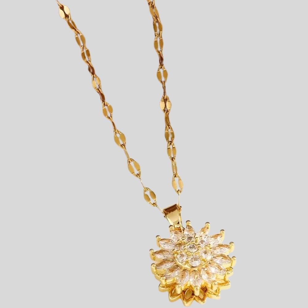 Collar Girasol Giratorio