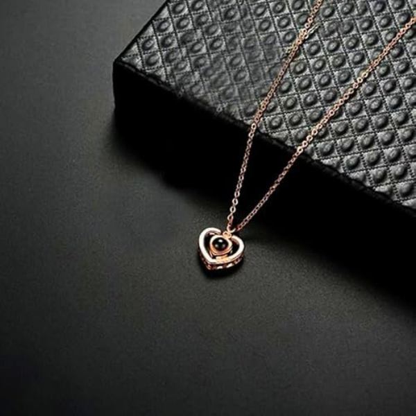 Collar Te amo Corazon en Caja de Regalo