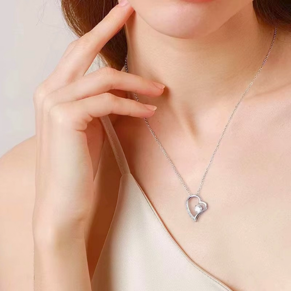 Collar Corazón en Caja de Regalo