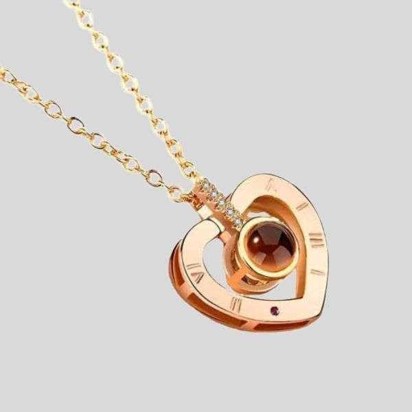 Collar Te amo Corazon en Caja de Regalo
