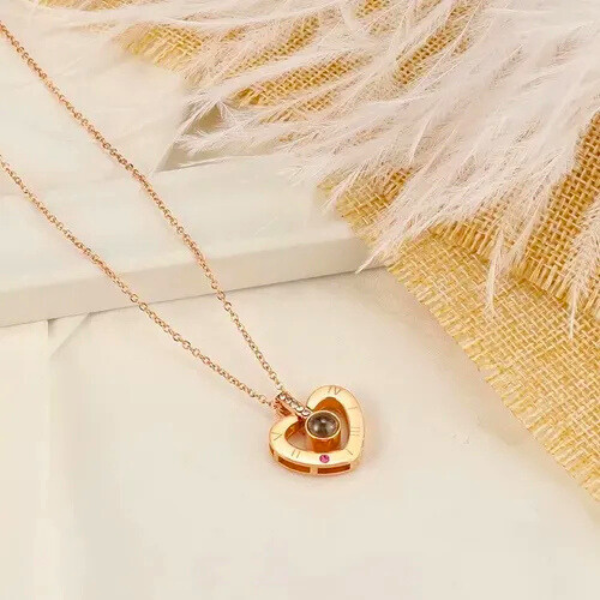 Collar Te amo Corazon en Caja de Regalo