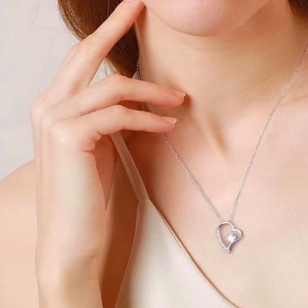 Collar Corazón en Caja de Regalo