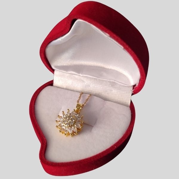Collar Girasol Giratorio