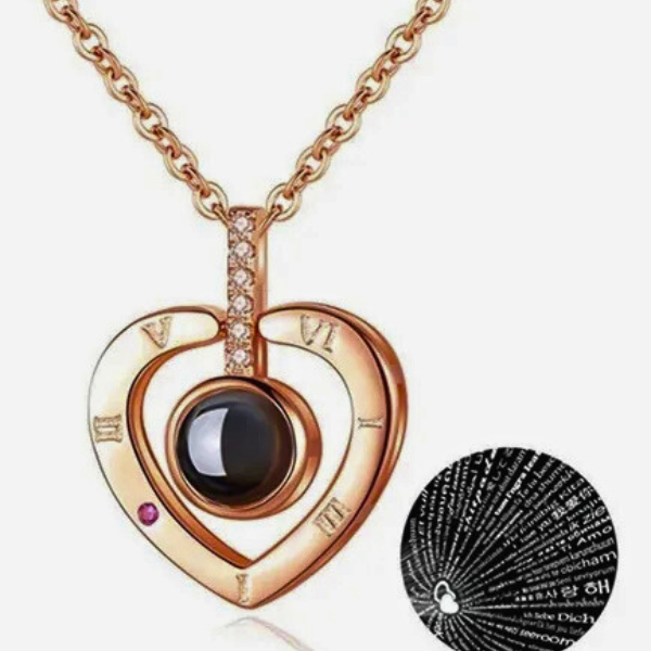 Collar Te amo Corazon en Caja de Regalo