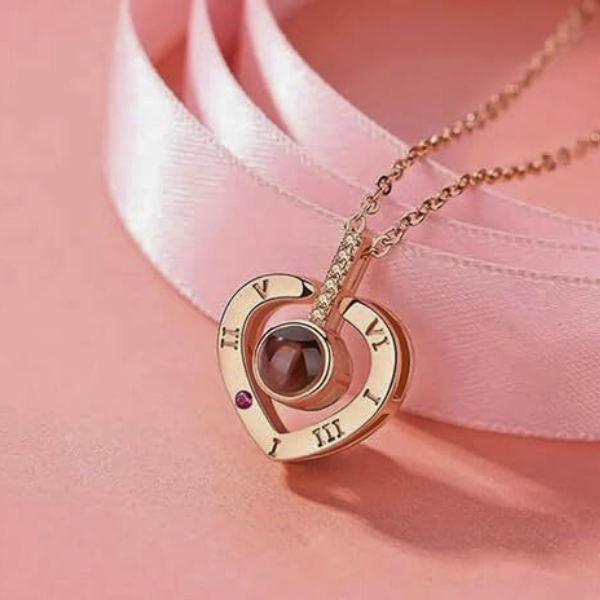 Collar Te amo Corazon en Caja de Regalo