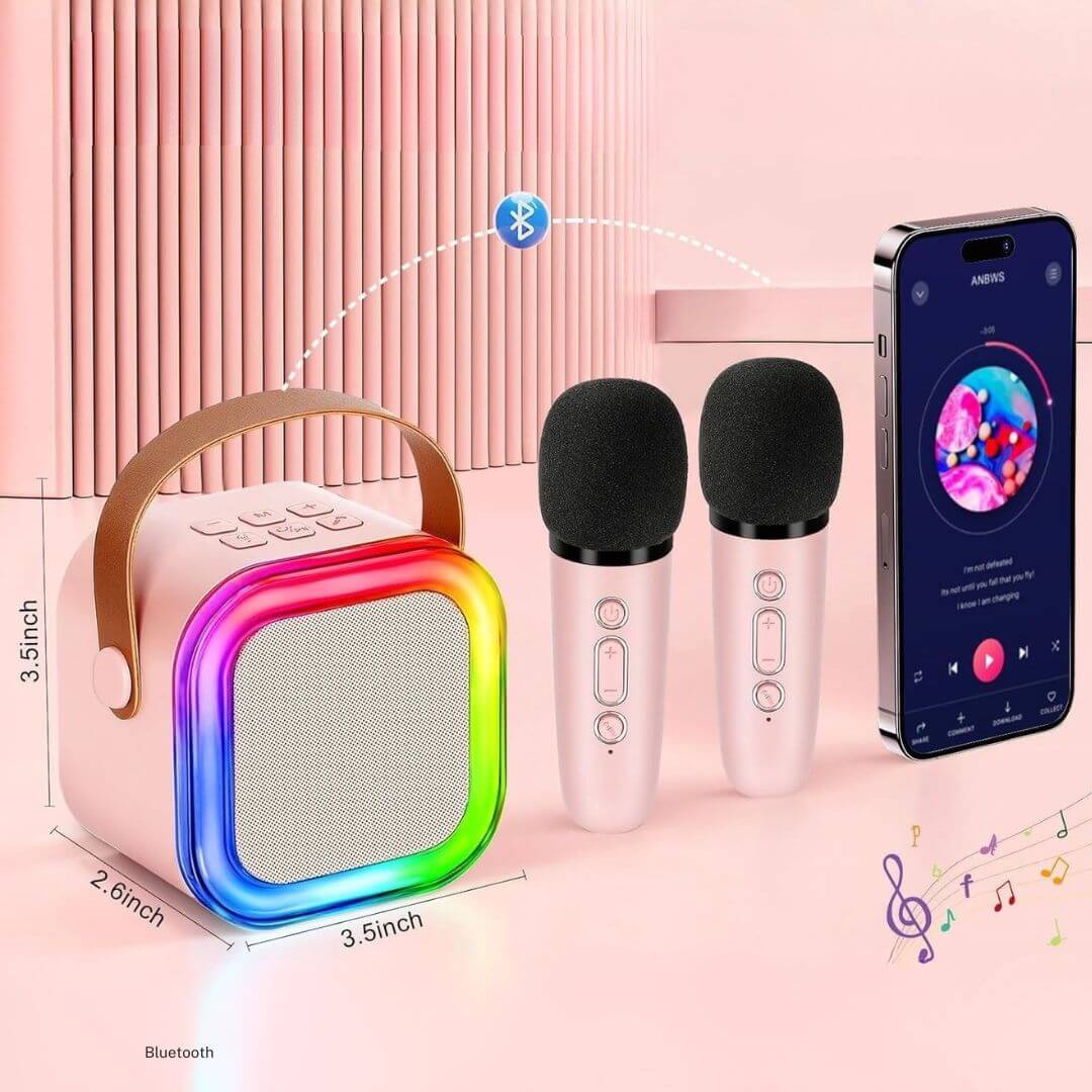 Parlante Karaoke Inalámbrico Portátil