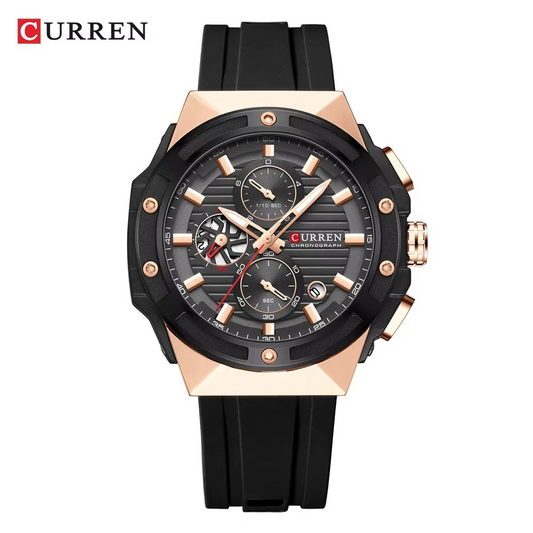 Reloj Curren 8462 Silicona crono funcion